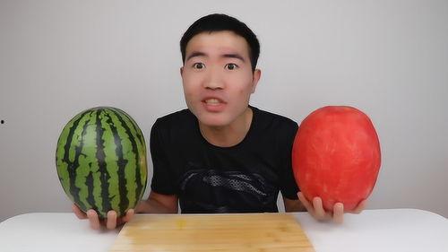 西瓜视频小伙吃红瓜,小伙勇敢尝试神秘红瓜
